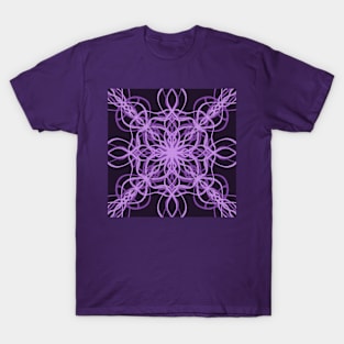 Purple abstract drawing T-Shirt